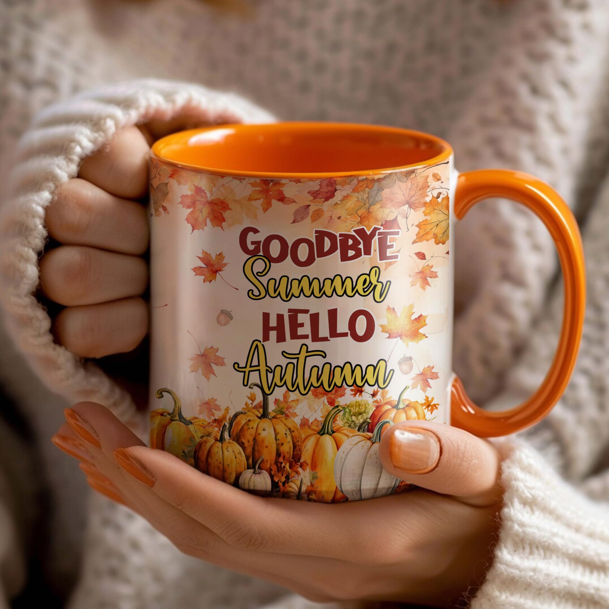Personalized Koala Fall Mug Custom Name Mug Coffee Ceramic Cup 11Oz 15Oz Autumn Gifts for Koalas Lovers Women Her Adults Thanksgiving - Image 3