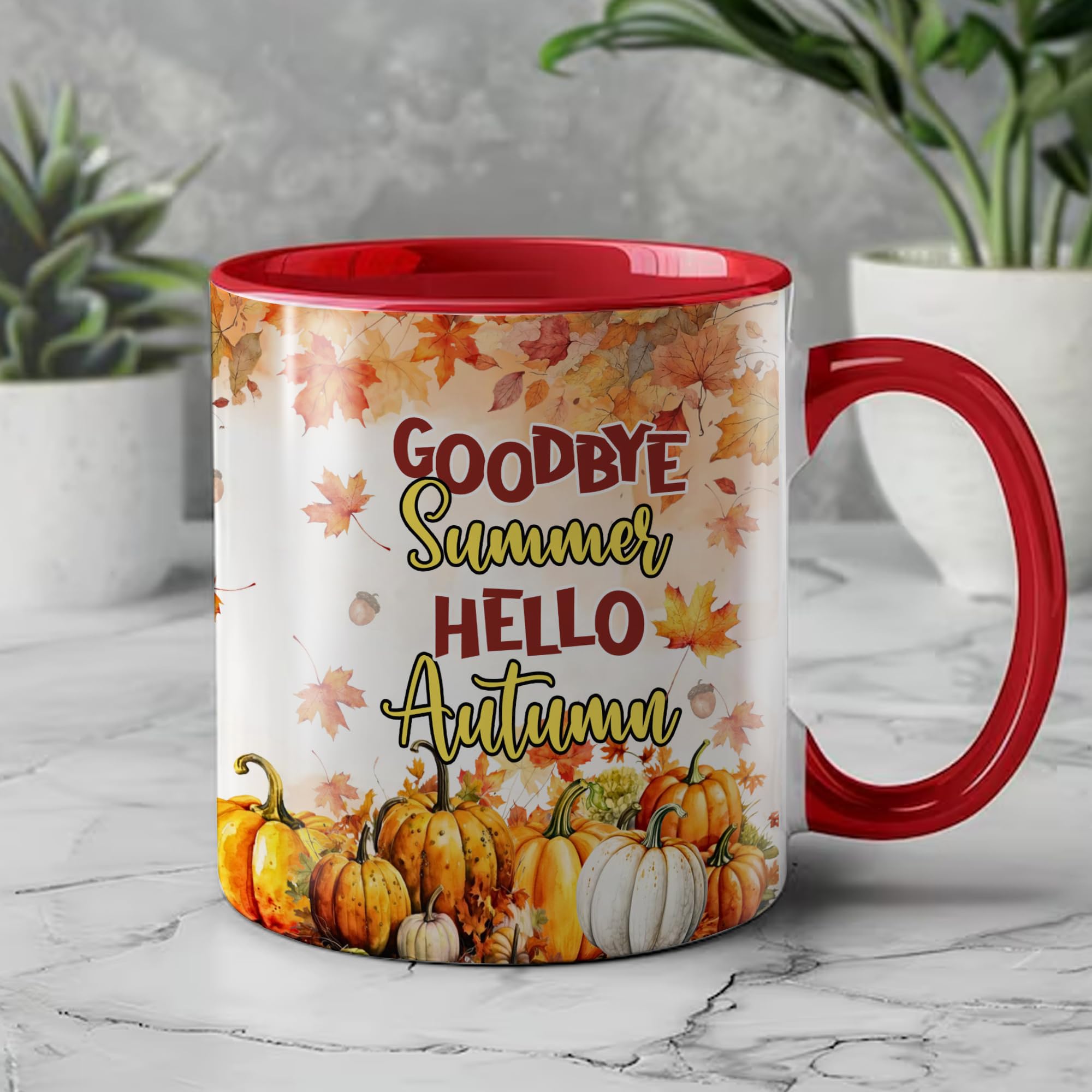 Personalized Koala Fall Mug Custom Name Mug Coffee Ceramic Cup 11Oz 15Oz Autumn Gifts for Koalas Lovers Women Her Adults Thanksgiving - Image 6